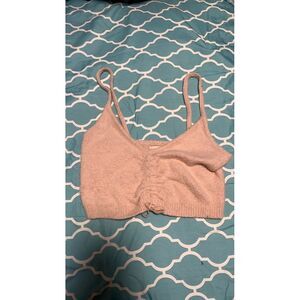 LOVE BY LOTTIE MOSS pink CROP TOP SMALL PACSUN